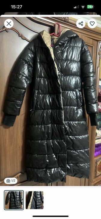 Куртка зимняя лакированна