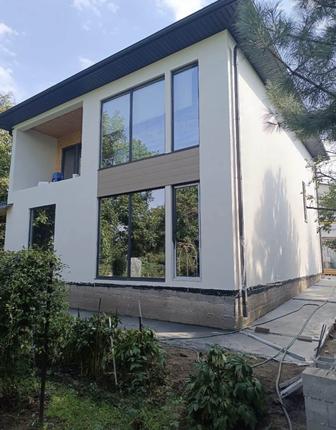 Безвоздушная покраска фасадов, домов, коттеджей, наружки в Алматы