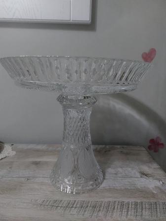 Хрустальные вазы-трансформеры, 2в1, пара.