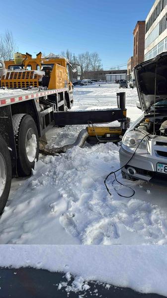 Отогрев авто на месте