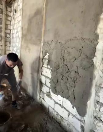 Шкатурка под майяком, откос