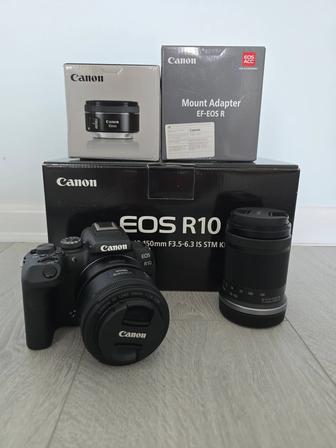 Canon eos R10 полный комплект плюс допы. В отличном состоянии