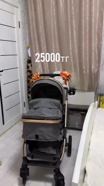 Продам детские вещи коляска,электронная колыбель, шезлонг, горшок, ходунок