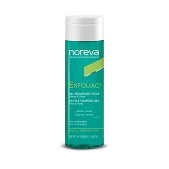 Норева Эксфолиак Гель для лица мягкий очищающий 200 мл Noreva Exfoliac Gel