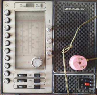 Переносной радиоприёмник меридиан 210