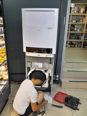 Установка кондиционера