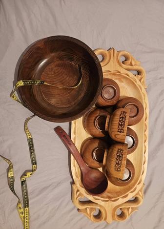 Набор деревянной посуды