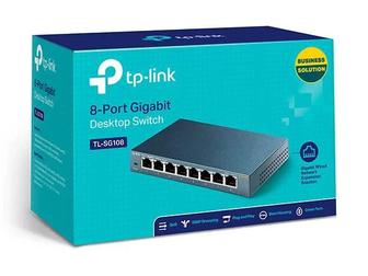 Коммутатор (свитч) 8-портовый гигабитный TP-Link TL-SG108