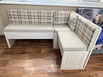 Угловой диван / Кухонный уголок с ящиками для хранения