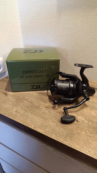 Daiwa crosscast 45scw 5000c qd карповые катушки