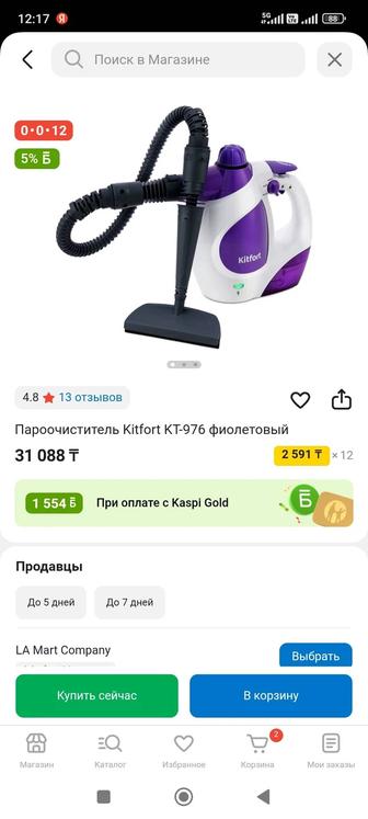 Ручной пароочиститель