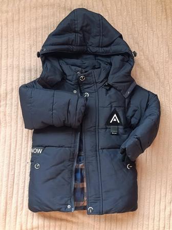 Зимняя куртка на мальчика 98см