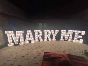 Продам буквы Marry me