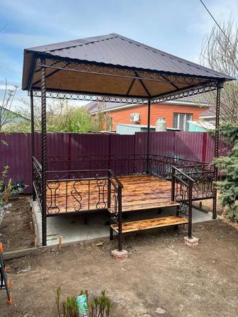 Беседка Автонавес Ворота делаем на заказ