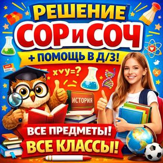 Решение СОР/СОЧ Д/з Экзамен