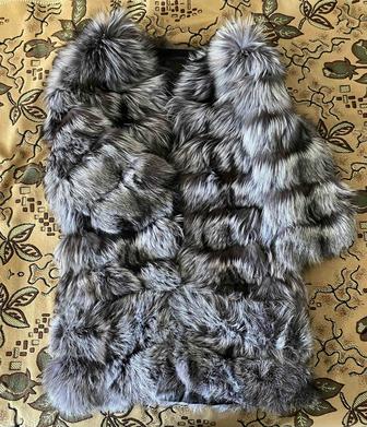 Автоледи натуральный мех, Чернобурка трансформер Платья