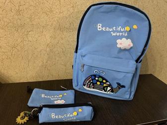 Рюкзак для девочек 3 в 1