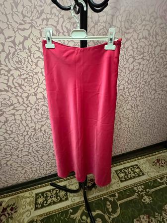 Атласная юбка