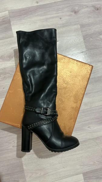 Зимний обувь Жағдайы жақсы зимный етік натуральный кожа натуральный мих