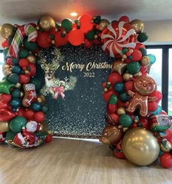 Шары,фотозоны,оформление шарами ,баннер,оформление входной группы