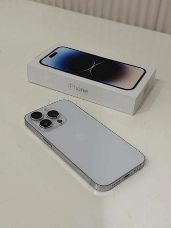 I phone 14 pro silver 256 ГБ белый 76%