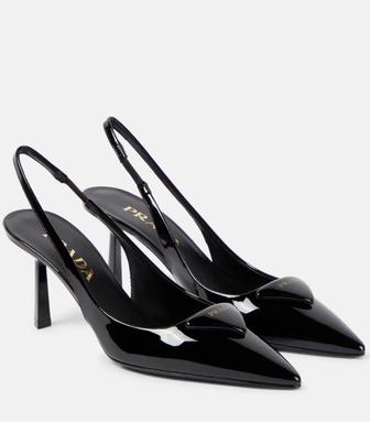 Prada Patent Leather Slingback Pumps туфли