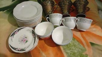 Тарелочки, блюдца, кружечки