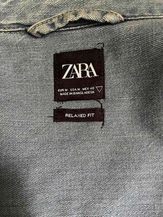 Джинсовая рубашка ZARA