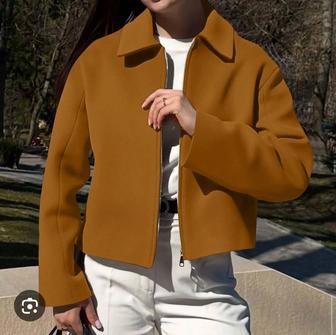 Укороченное пальто-бомбер