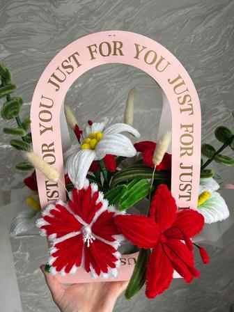 Цветы из синельной проволоки