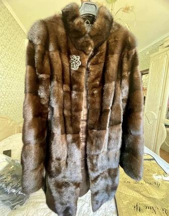 Норковая шуба СНЕЖНАЯ КОРОЛЕВА