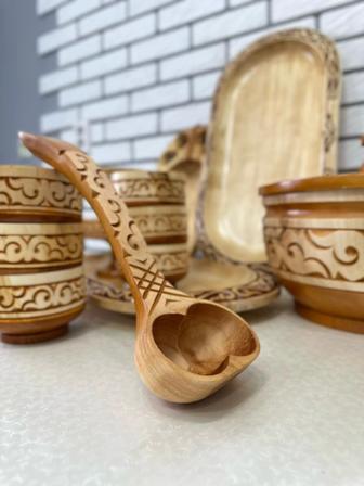 Посуда деревянная