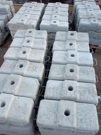 Бетонные противовесы (груза) 25 кг для строительных люлек ZLP 630