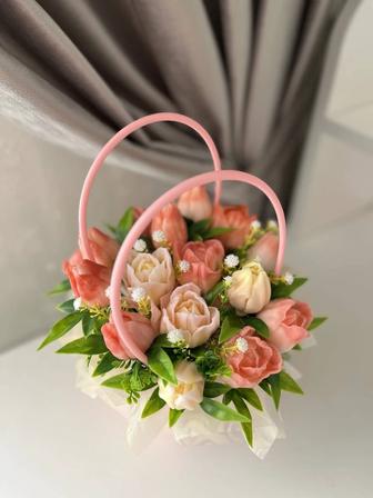 Невянущие авторские букеты из мыла!