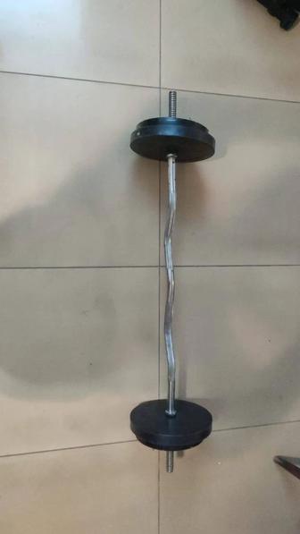 Штанга м блинами