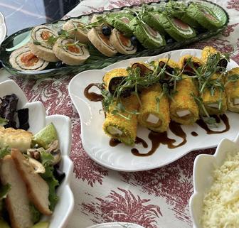 Холодные закуски на заказ самса кабачки роллы
