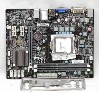 Мат.Плата LGA 1155 ECS H61H2-M2 2x DDR3