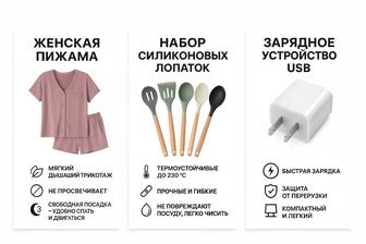 Привет! Меня зовут Джамиля 
Делаю инфографику для маркетплейсов (Kaspi,