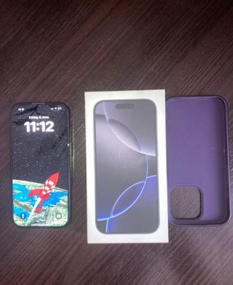 iPhone 16 Pro 128GB Black / Состояние нового / 100% батарея