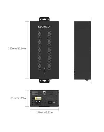 USB-концентратор промышленный на 30 портов