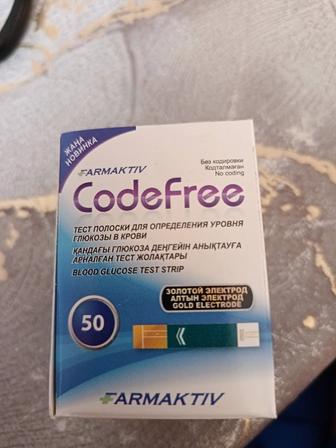 Тест полоски на Глюкометр (Codefree)
