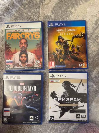 Игры для PS5 / PS4 (оригиналы, куплено в Меломане)