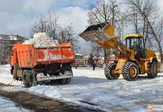 Услуги погрузчика 2 куба уборка снега Не дорого