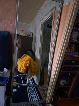 Продам двери от шкафа купе с зеркалами