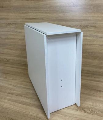 Стол-книжка 170х80x70 см, ДСП, белый стул Алматы