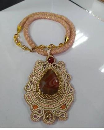 Колье из натуральных камней. Эксклюзив. Ручная работа