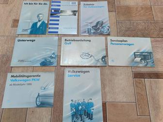 Оригинальная заводская книжка по Volkswagen Golf 3