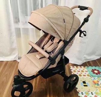 Продам коляску трёхколёсную демисезонную babyton trio