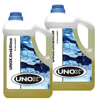 Жидкое моющее средство UNOX DB 1016A0 предназначено для ручной мойки печей