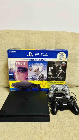 Продам ps4 slim 12 игр 1TB PlayStation 4